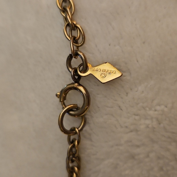 Vtg SARAH COVENTRY 1974 Mandarin Magic Bib Fringe Statement Necklace - Picture 5 of 9